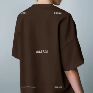 hustle-front-4.webp Ambition "Hustle Script" T-shirt